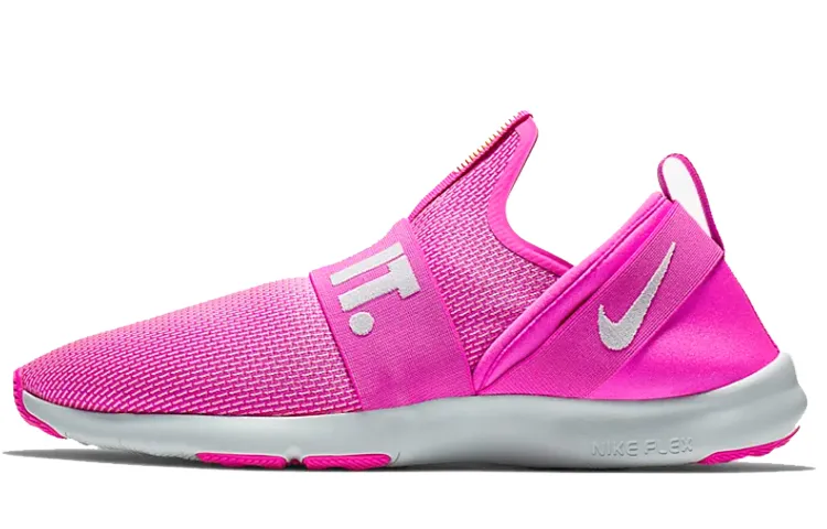 Nike Flex Motion TR Slip Resistant Lightweight Non slip Lightweight Low top Training Shoes Women's Pink