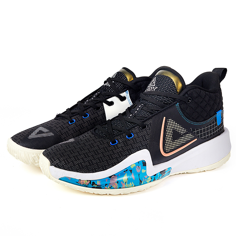 PEAK Cushioning Slip Resistant Abrasion Resistant Low top Basketball Shoes Men’s