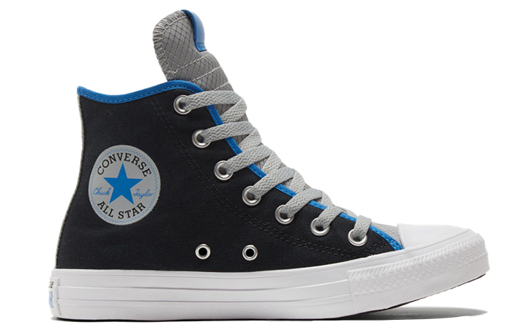 Кеды Converse Chuck Taylor All Star (черно-синие) — Чёрный / синий — фото 2