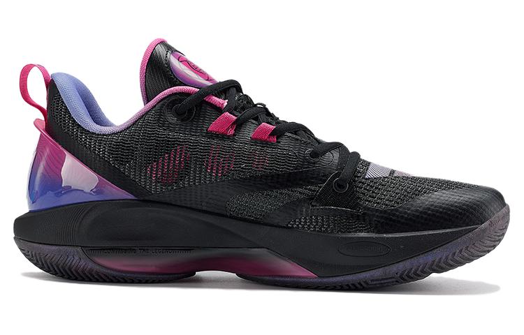PEAK Taichi Wiggins Talent 1 Cushioning, Wear Resistant Low top Basketball Shoes Unisex Black