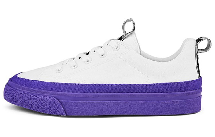Kappa BANDA Bait Rig Lace Up Slip Resistant Low top Canvas Shoes Unisex Royal Purple