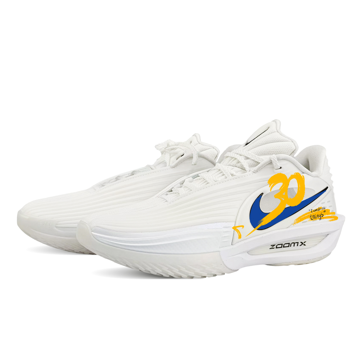 Nike GT Cut 3 Turbo BNK White Shadow 30 Court Elf Comfortable Cushioning Abrasion Resistant Cushioning, Wear Resistant