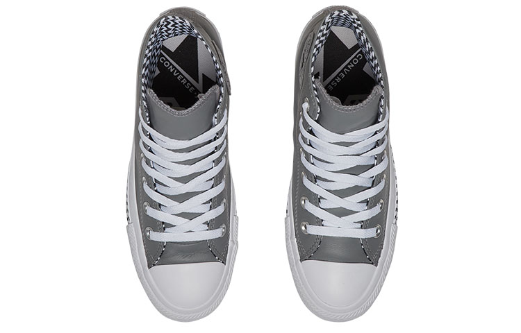 Женские кеды Converse Chuck Taylor All Star (серо-белые) — фото 3
