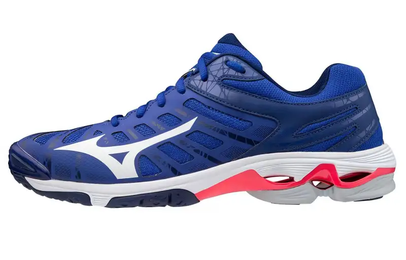 Mizuno Wave Voltage Abrasion Resistant Low top Training Shoes Men's Blue