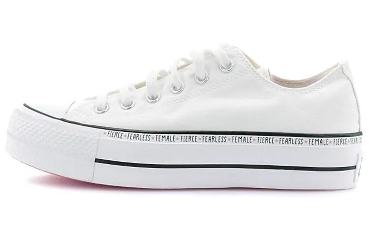 Converse Chuck Taylor All Star Lift Low Top White Sneakers Women's