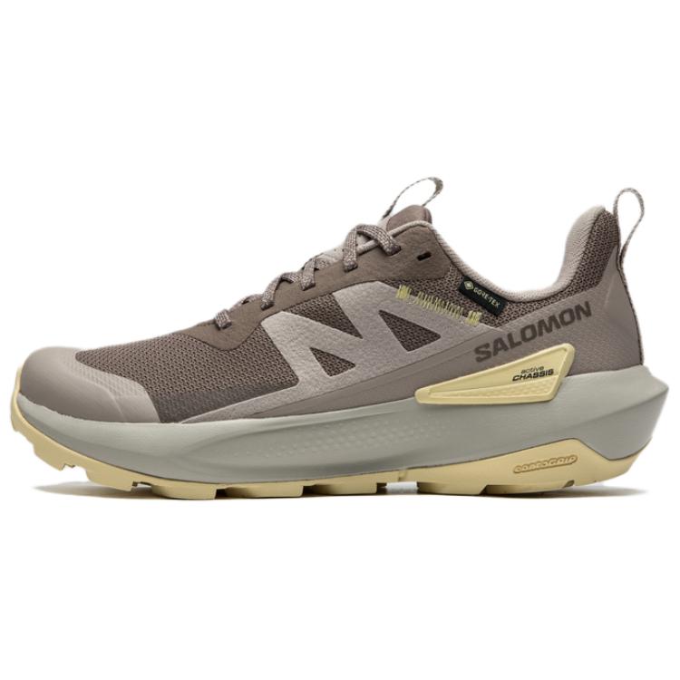 SALOMON Elixir Cushioning Waterproof And Breathable Support Lightweight Grip Low top Hiking Shoes Women’s Brown