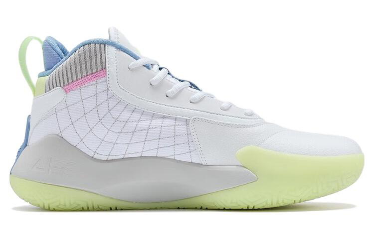 PEAK Fengji Blade Trail Synthetic Leather Cushioning Slip Resistant Abrasion Resistant Mid top Basketball Shoes Men’s