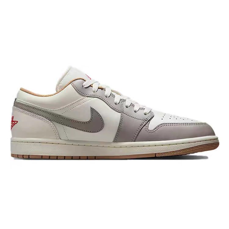 Jordan Air Jordan 1 Vintage Basketball Shoes Men’s Low Top White/Gray