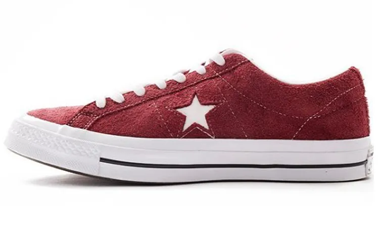 One Star Converse Suede Ox 'Deep Bourdeaux'