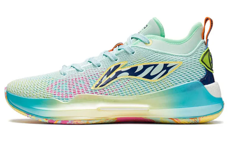 Li Ning YuShuai 13 Boom Basketball Shoes Men's Low Top Water Wave Green