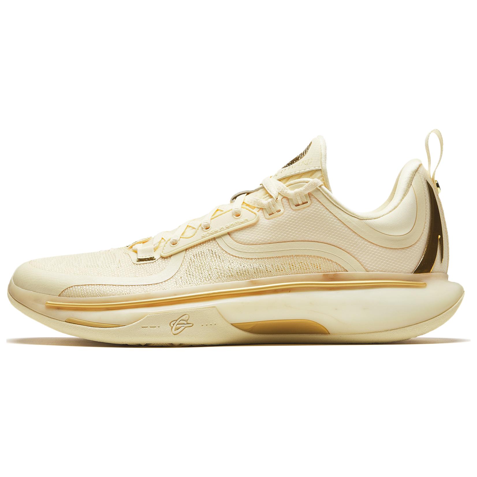 Anta GH5 Cushioning Rebound Low top Basketball Shoes Men's Gold