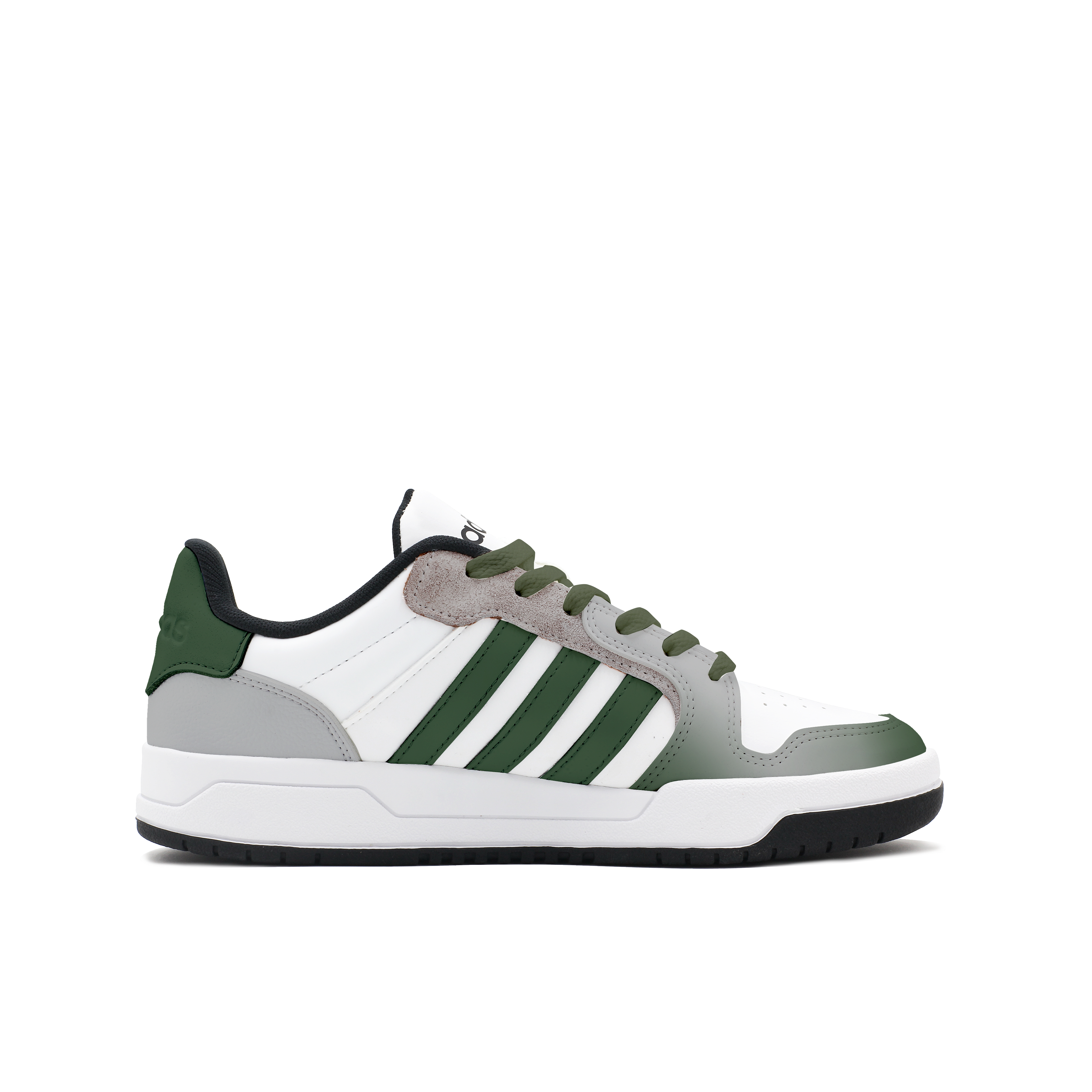 Adidas Neo Entrap Abrasion Resistant Low top Vintage Basketball Shoes Unisex Green Gray
