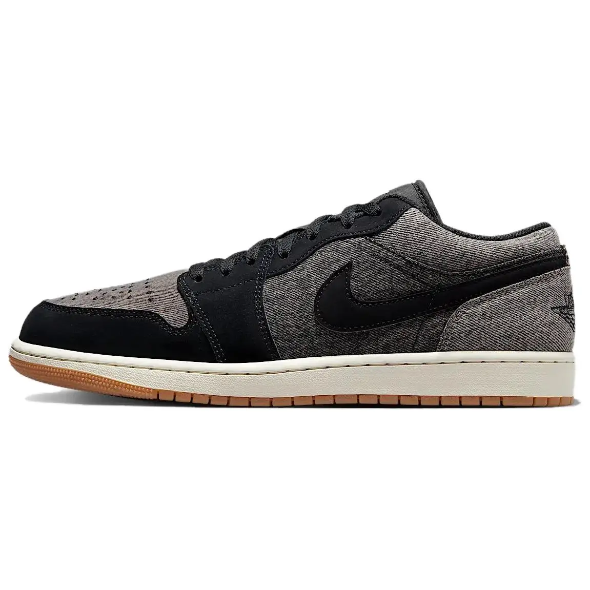 Jordan Air Jordan 1 Low top Vintage Basketball Shoes Men's Black