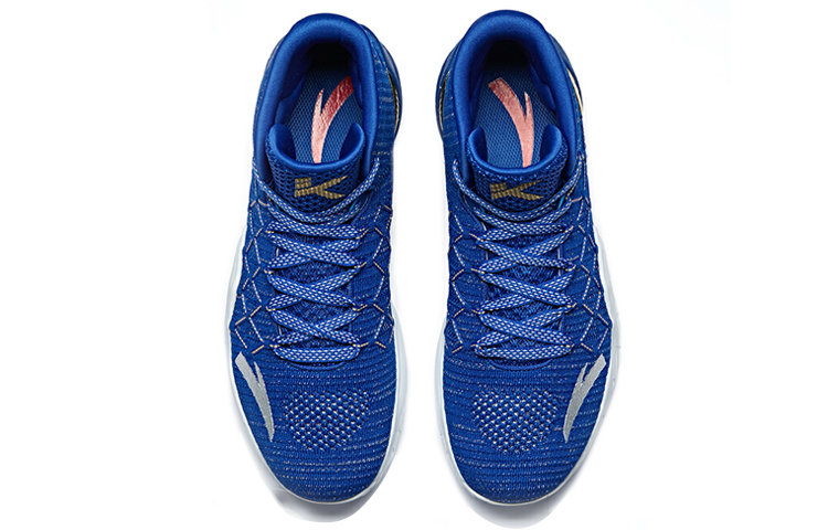 Anta KT3 KT High top Basketball Shoes Men’s Blue White Gold