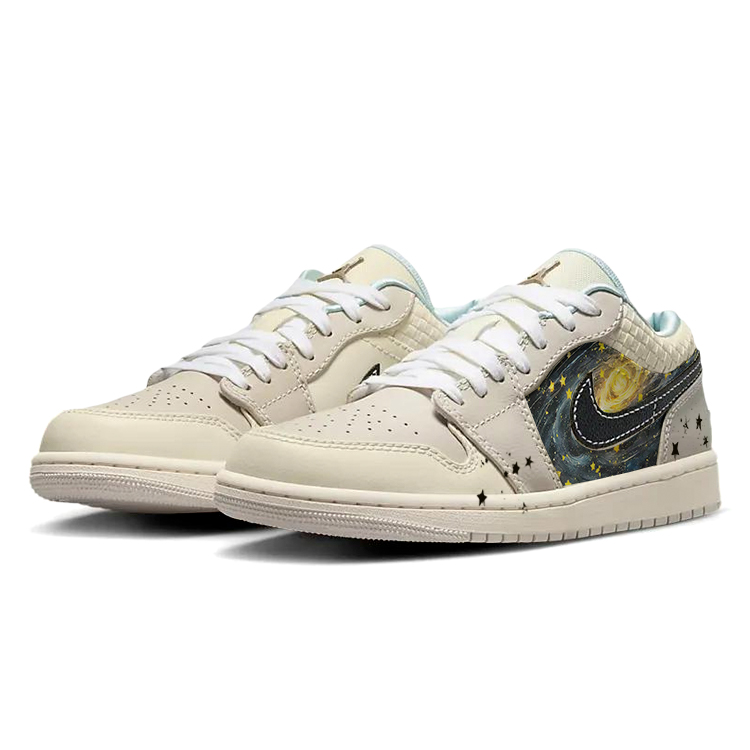 Jordan Air Jordan 1 Vintage Basketball Shoes Women’s Low Top White