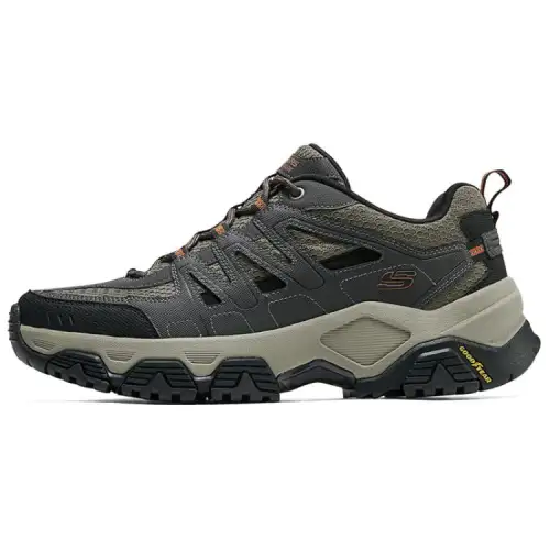 Skechers OUTDOOR Breathable Low top Mountaineering Shoes Men's Gray