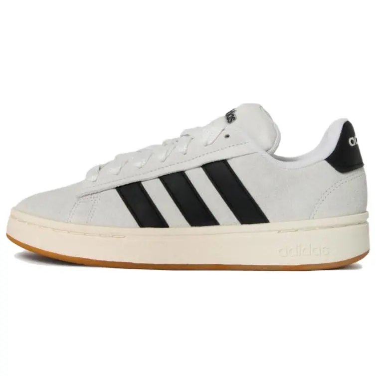 Adidas GRAND COURT ALPHA Slip Resistant Cushioning Low top Skateboard Shoes Women's White