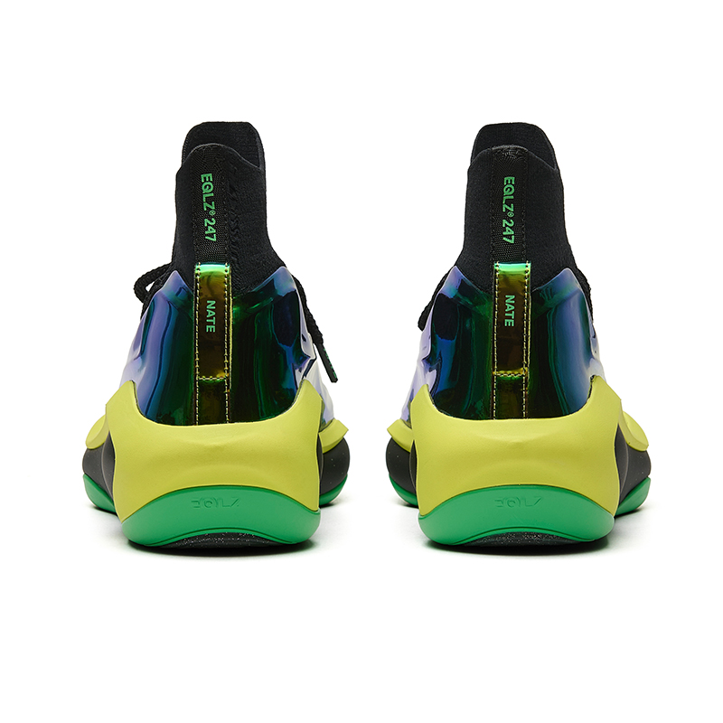 EQLZ EQUALIZER 247 Cushioning Support Abrasion Resistant Basketball Shoes Unisex Submarine Green