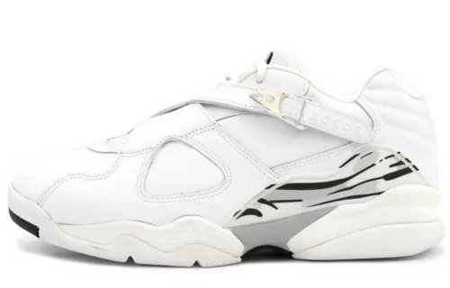 Jordan 8 Retro Low White Metallic Silver