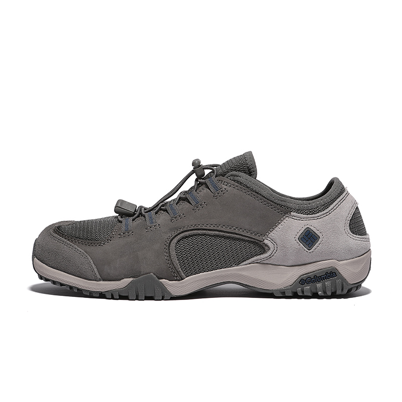 Columbia Hiking Textile, Leather Low top Hiking Shoes Men’s Gray