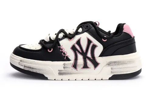 MLB Chunky Liner Low top Skateboard Shoes Unisex Black Pink