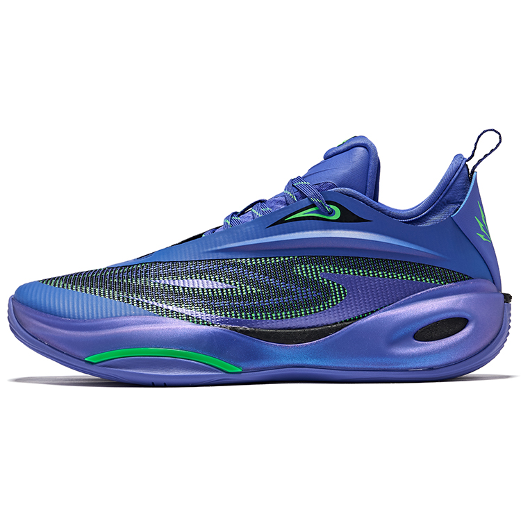 Erke Humble 2.0 Cushioning Slip Resistant Anti Rollover Low top Basketball Shoes Men’s Peacock Colorway
