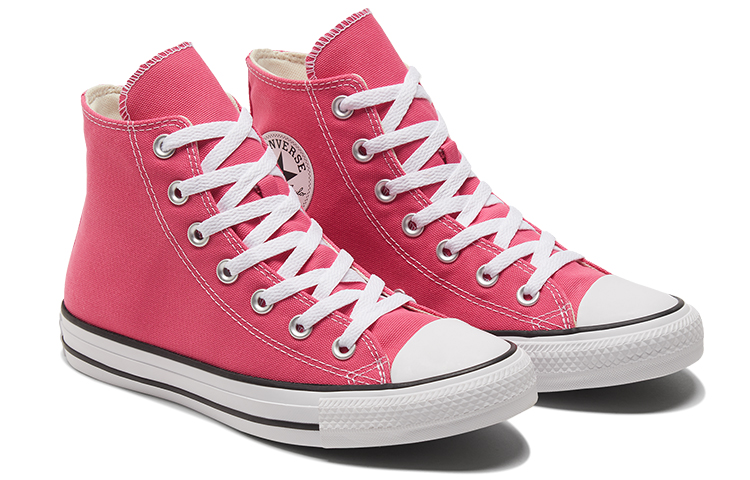 Высокие кеды Converse Chuck Taylor All Star (розовые) — 亮粉色 — фото 3