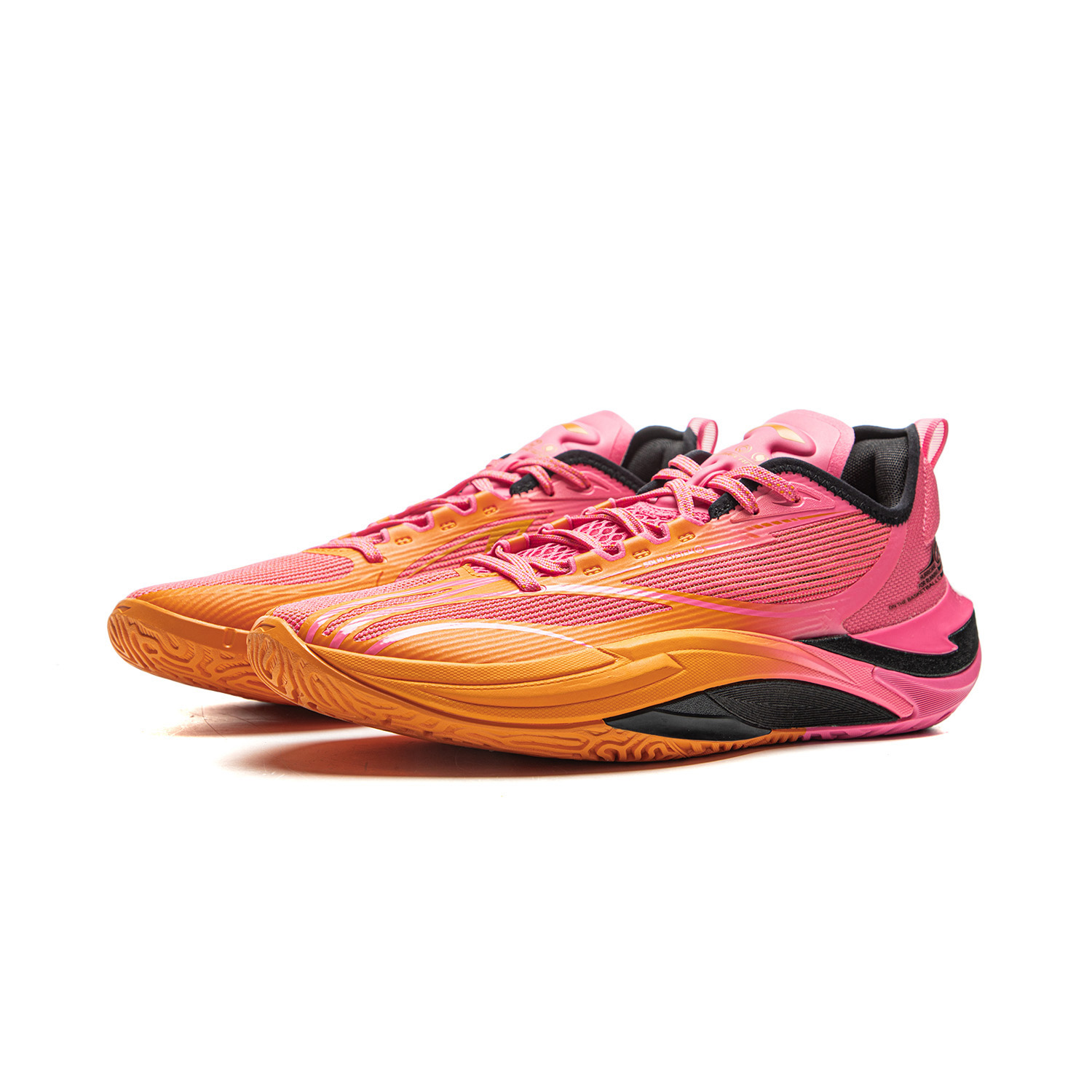 Li Ning Hurricane Collection Low top Basketball Shoes Men’s Pink Orange