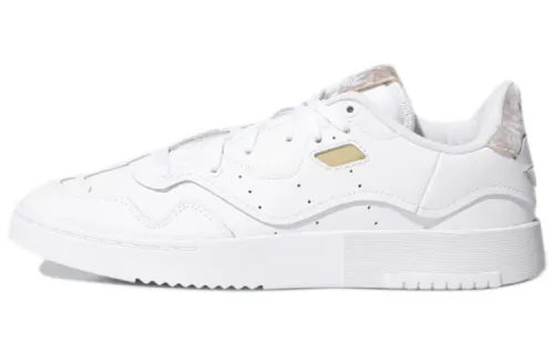 Adidas Originals Super Court XX Comfortable Coverage Abrasion Resistant Low top Skateboard Shoes Women's Cloud White