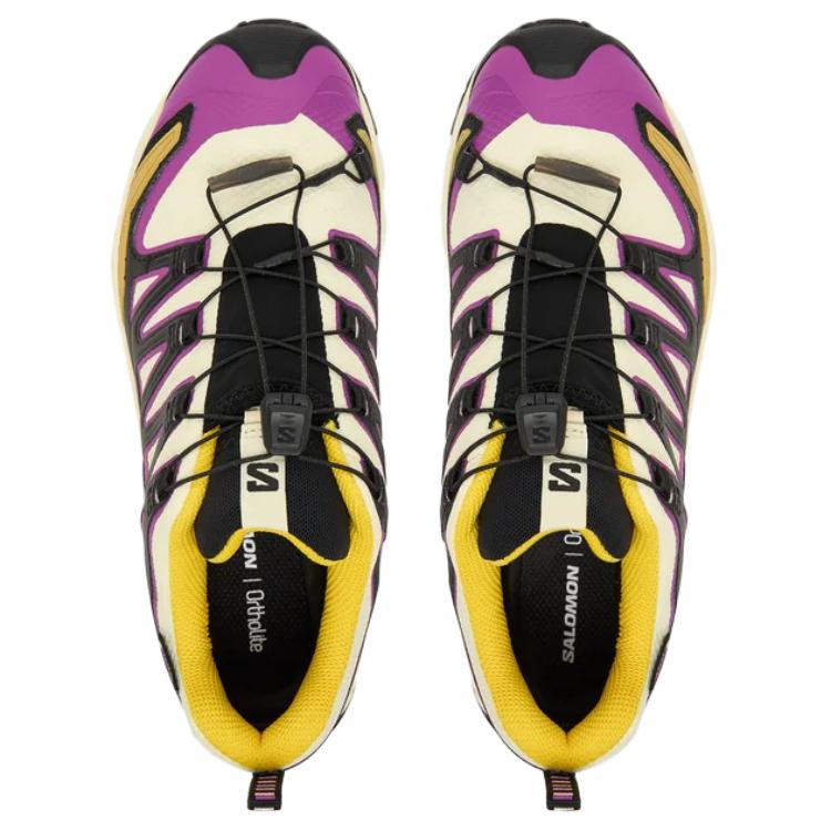 SALOMON XA Pro 3D V9 Hiking Shoes Women’s Beige Black Purple