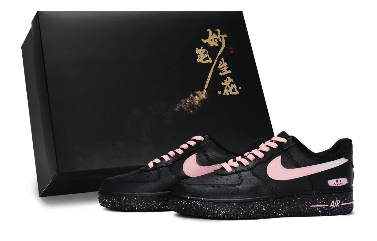 Nike Air Force 1 Skateboard Shoes Unisex Low Top Powder