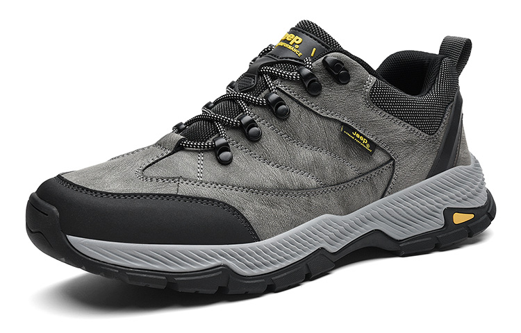 Jeep Abrasion Resistant Breathable Low top Outdoor Shoes Men’s Gray