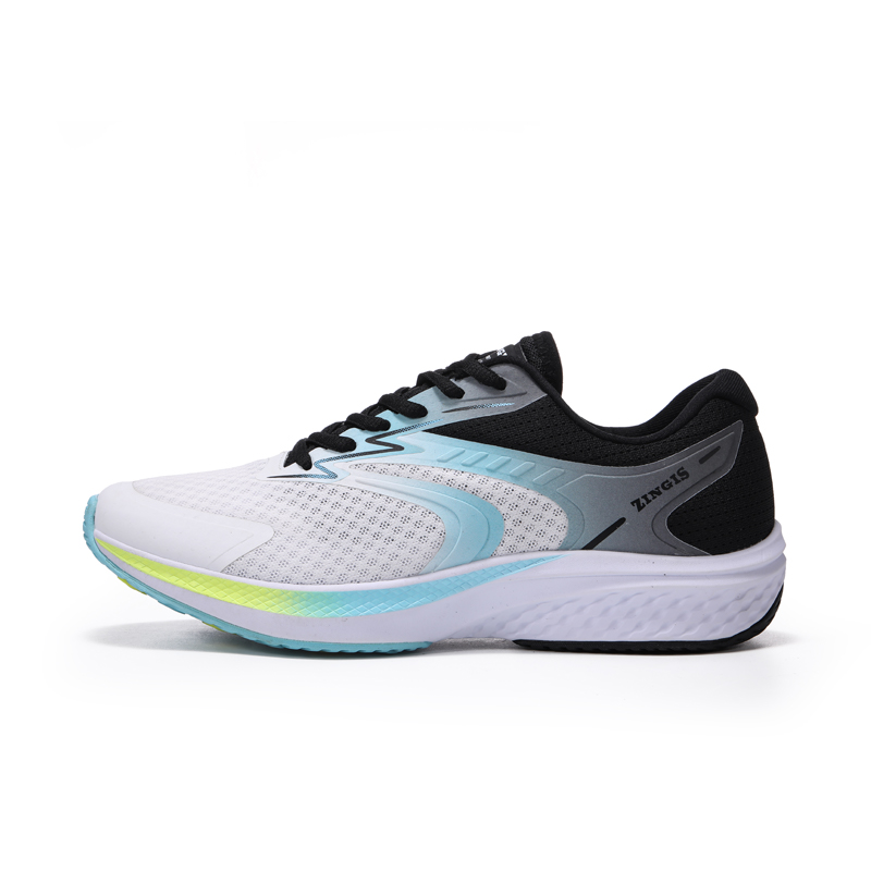 ZINGIS Wind Speed Fourth Generation Pro Slip Resistant And Breathable Mid top Training Shoes Unisex Starry White