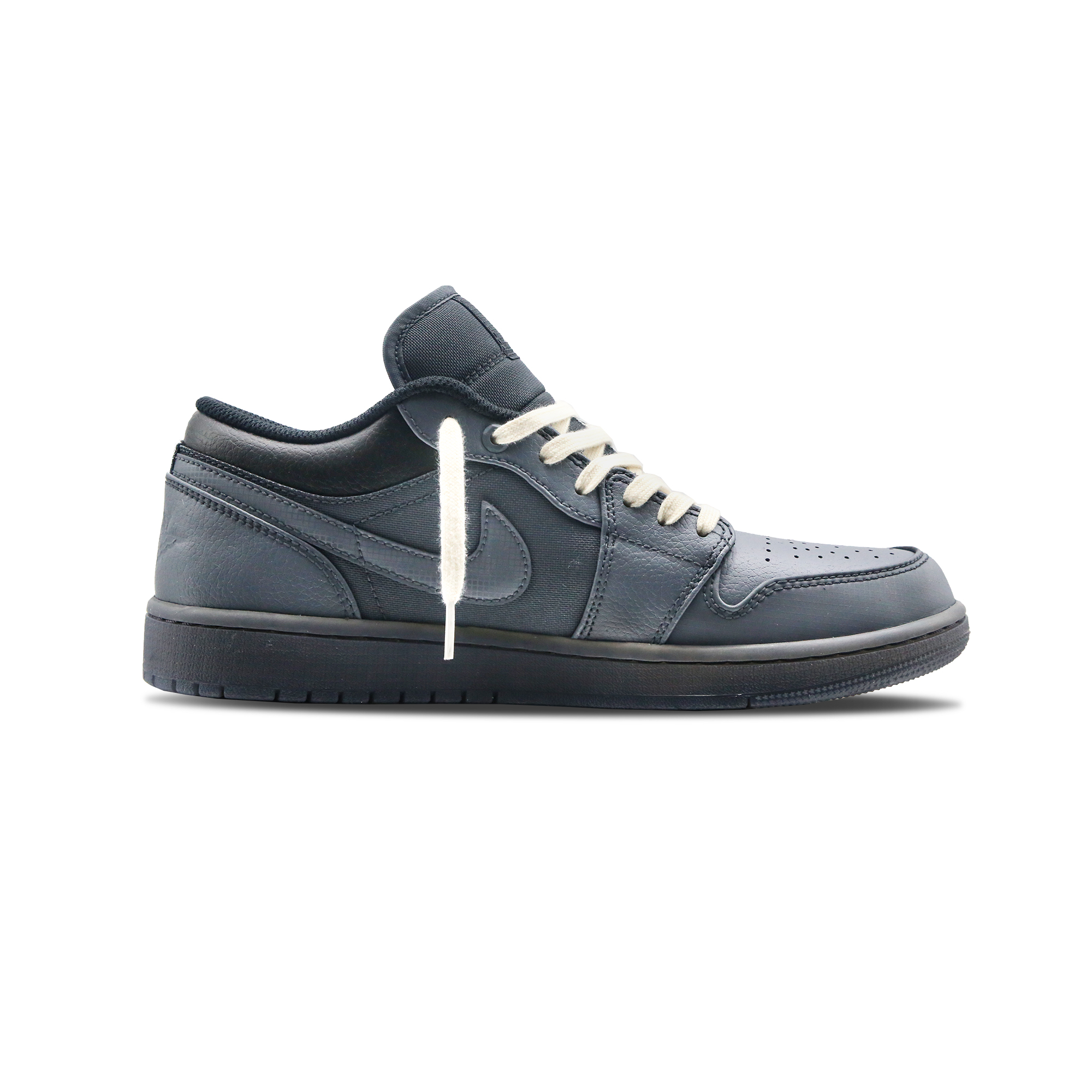 Jordan Air Jordan 1 LOW Polar Night Prism Anti Slip Wear Resistant Low Top Vintage Basketball Shoes Unisex Gray