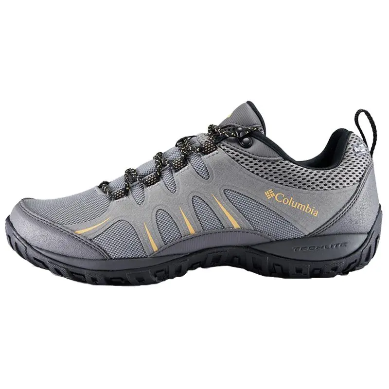 Columbia Waterproof And Breathable Slip Resistant Abrasion Resistant Low top Hiking Shoes Men's Gray