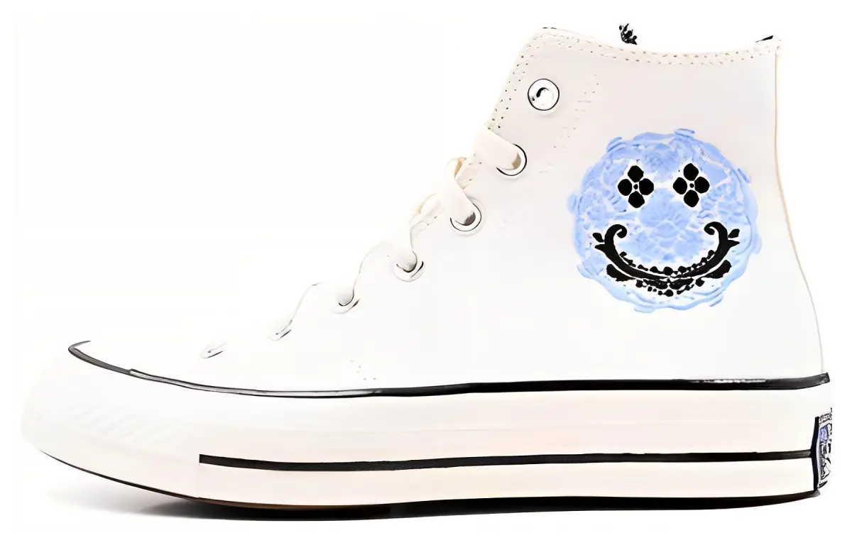 Converse 1970s High top Canvas Shoes Unisex White Black