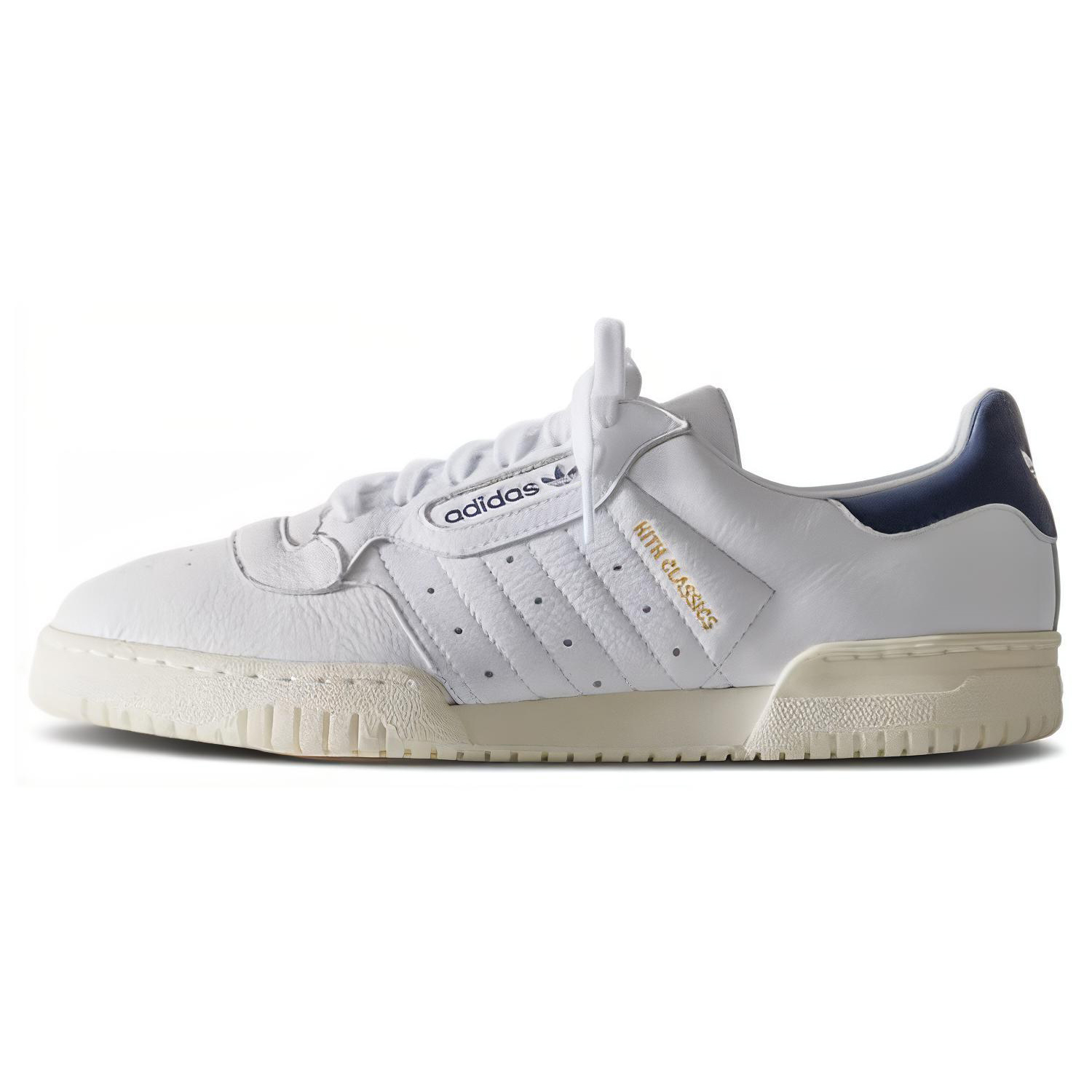Мужские кеды adidas x KITH Yeezy Powerphase (бело-синие)