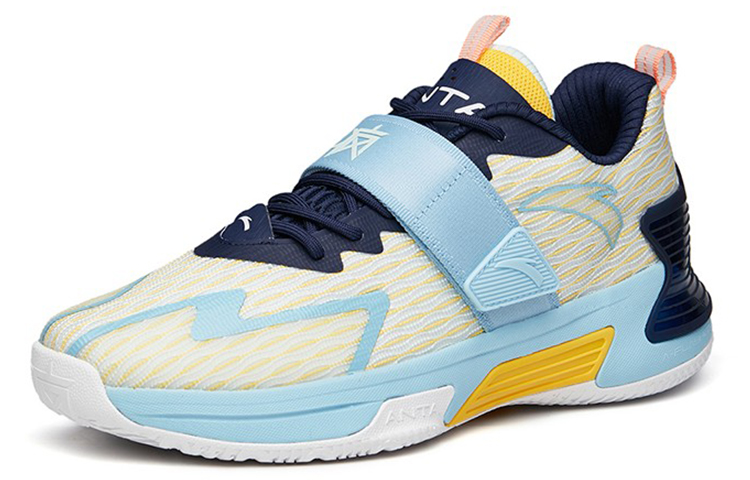 Anta Hengsao3 Textile, Synthetic Leather Cushioning Slip Resistant Abrasion Resistant Low top Basketball Shoes Men’s