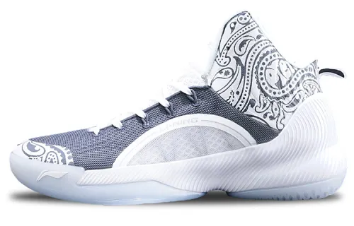 Li Ning YuShuai TD Comfortable Slip Resistant Abrasion Resistant High top Basketball Shoes Unisex