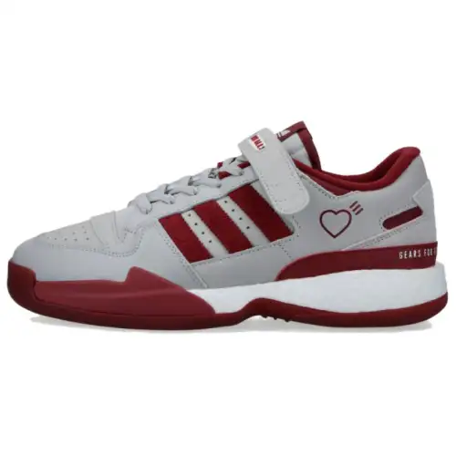 Forum Human Made x Forum Adidas Originals Low 'Grey Burgundy'