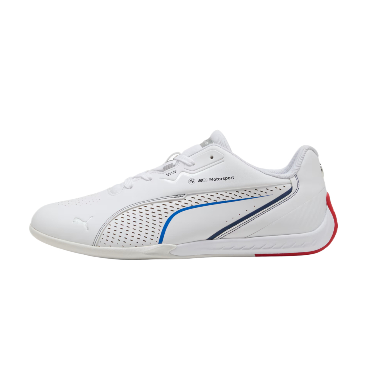 PUMA x BMW M Motorsport Drift Cat 11 Synthetic Leather Low top Training Shoes Unisex White