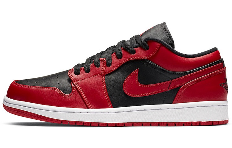 Jordan Air Jordan 1 low varsity red Year of the Horse New Year CNY New Year model reverse forbidden low-top retro basketball shoes men's black and red
