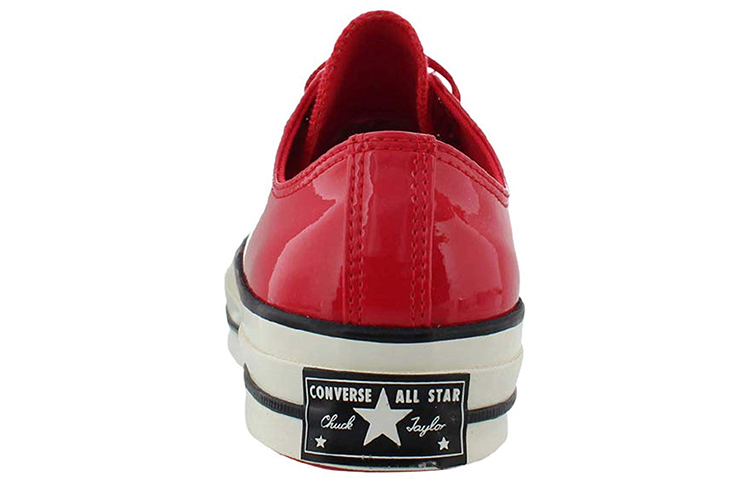 Кеды Converse 1970s Chuck Patented 90s Leather Low (красный) — фото 5