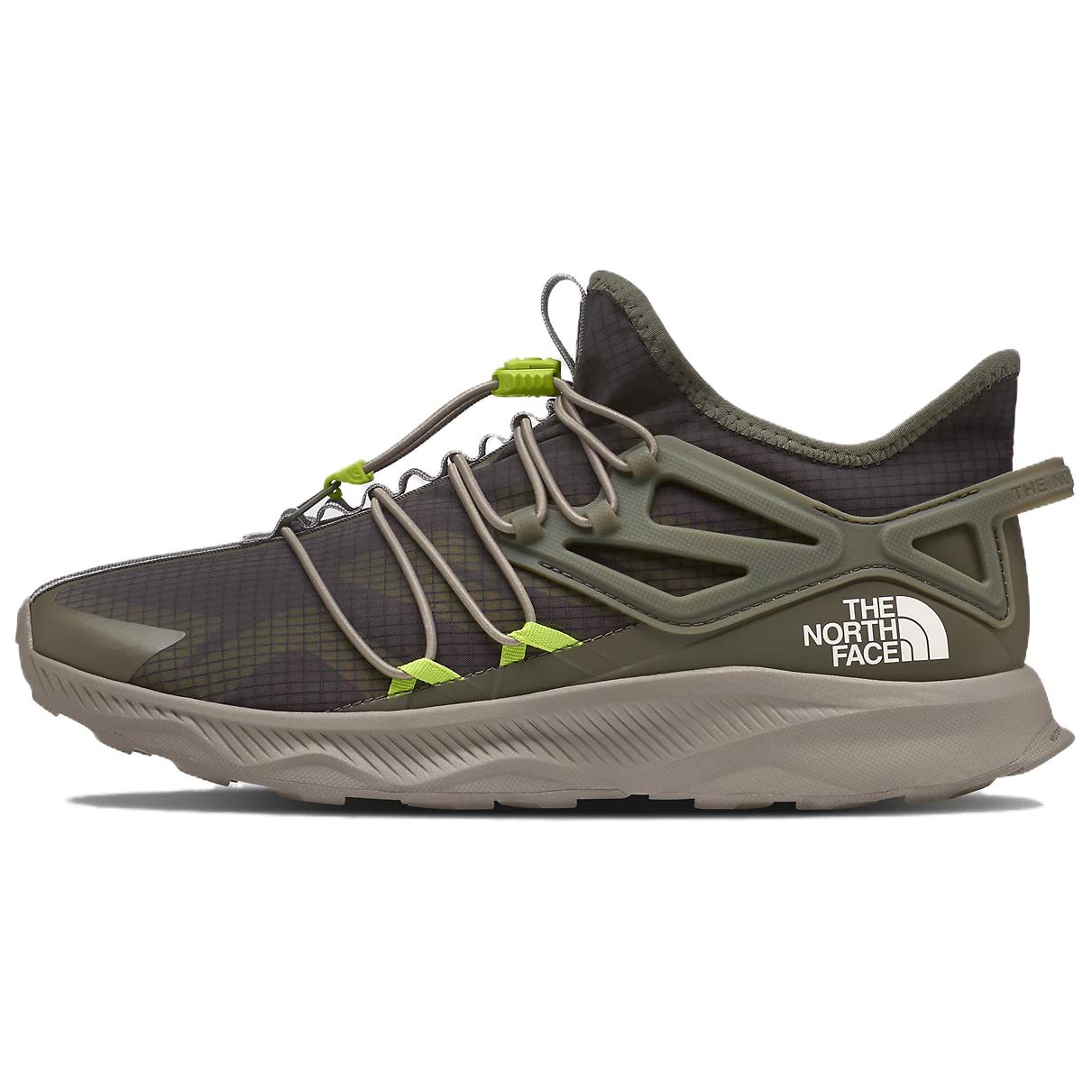 THE NORTH FACE Oxeye Slip Resistant Abrasion Resistant Low top Hiking Shoes Men’s Green Umber Gray