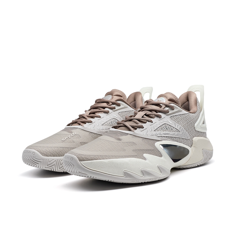 XTEP Inverter 1.3 Cushioning Abrasion Resistant Cushioning, Wear Resistant Low top Basketball Shoes Men’s Sand Autumn