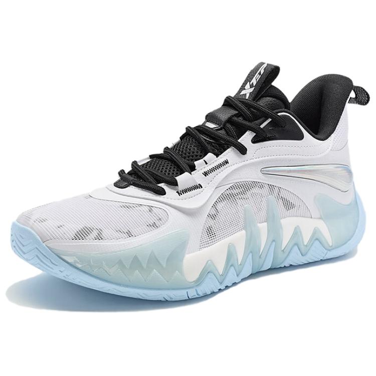 XTEP Reverse 2 Cushioning Low top Basketball Shoes Men’s White Black