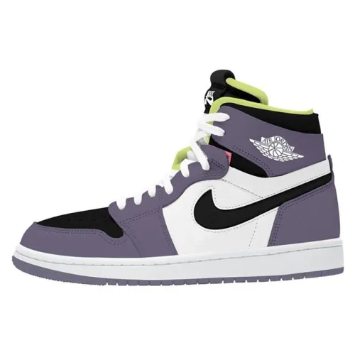 Jordan Air Jordan 1 Zoom Comfort Mesh, Synthetic Leather Trendy Cushioning Slip Resistant High top