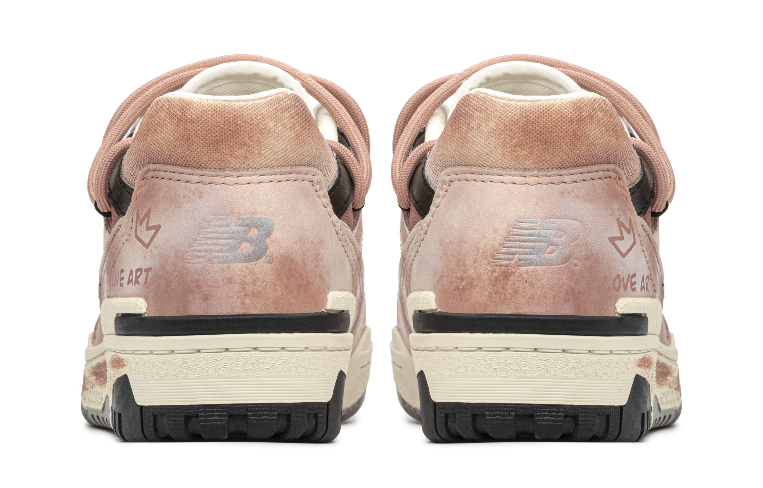New Balance NB 550 Low top Vintage Basketball Shoes Unisex Pink