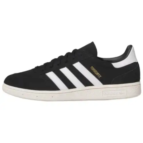 Adidas Originals BUSENITZ VINTAGE Slip Resistant Abrasion Resistant Low top Skateboard Shoes Unisex Black White