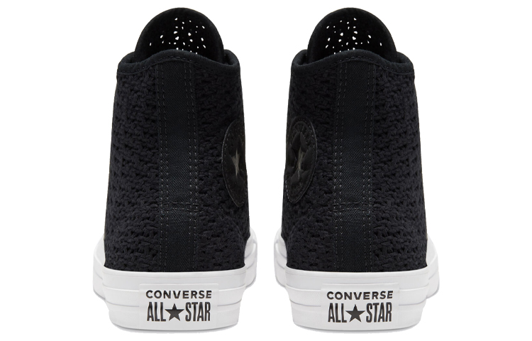 Женские кеды Converse Chuck Taylor All Star (черные) — Чёрный — фото 5